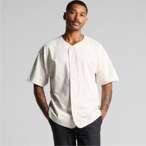 Ascolour Heavy Baseball Jersey in Bone